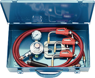 イチネンTASCO 先端90°ワンタッチ着火式アセチレンバーナーキット3.6mホース TA371FB | イチネンTASCO アセチレンバーナー用チップ(先端90°) TA371FB