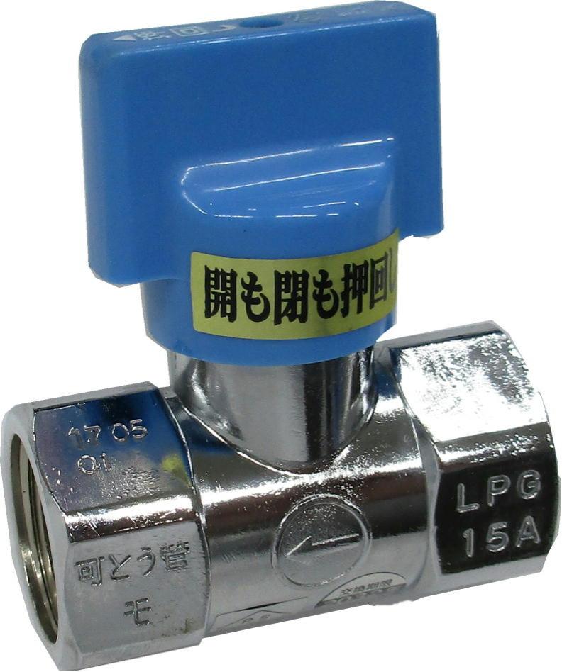LPガス用I型可とう管ガス栓 | 可とう管ガス栓 | ガス部材 | イイネ 